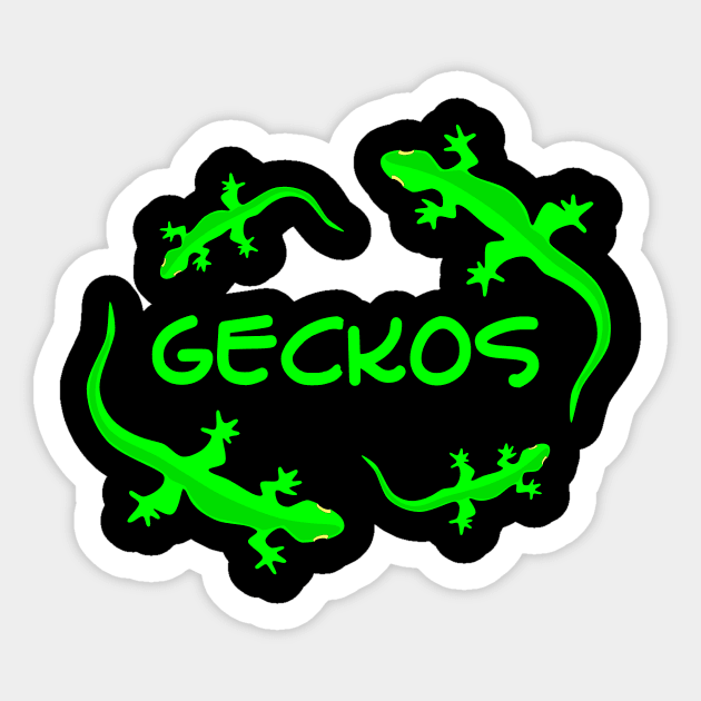 Geckos Sticker by Verl